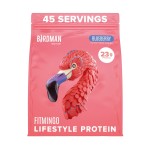 BIRDMAN Fitmingo Vegan Protein Powder with Inositol, Collagen Boosters, Hyaluronic Acid and Vitamins | Low Carb, Dairy Free, Low Calorie | 23g Plant Based Blueberry Protein Powder with Myo-Inositol