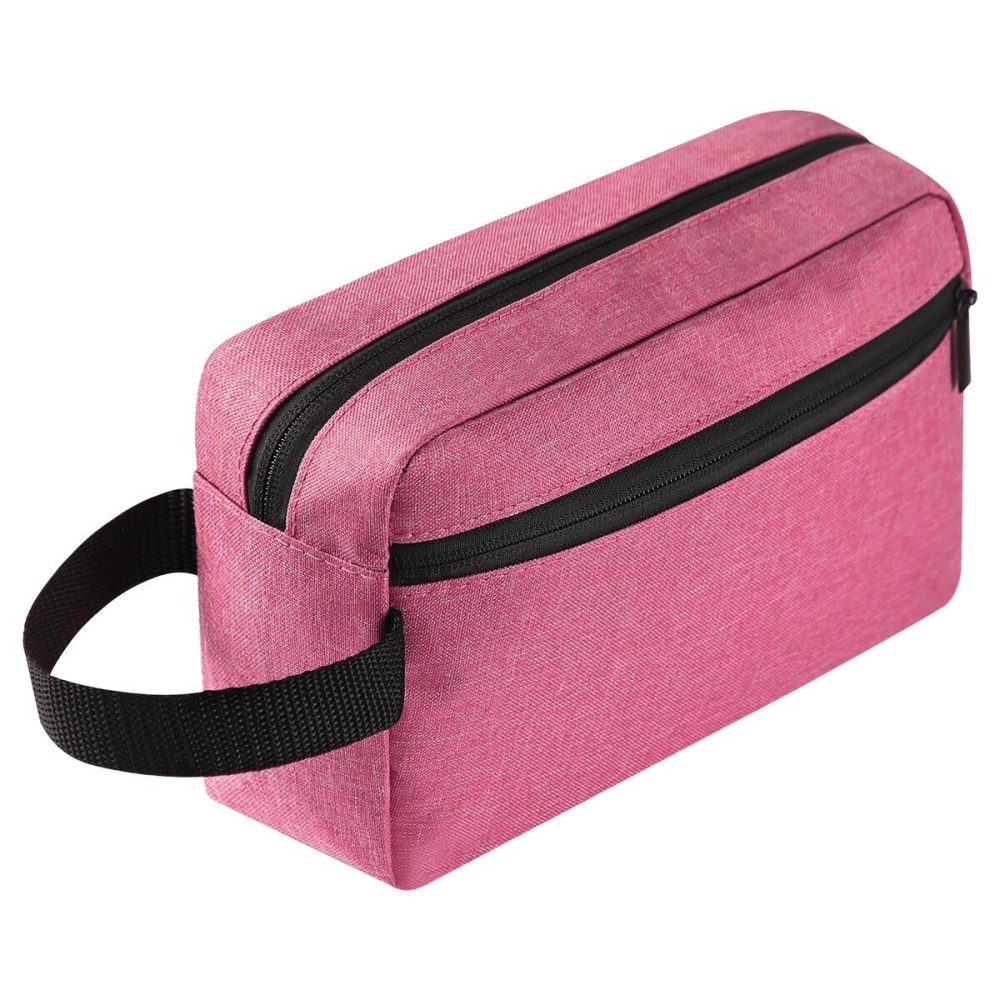 Icramsy Travel Toiletry bag Toiletry bag for women men Hanging Cosmetic bag Travel accessories for Women Men (Rosy)