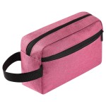 Icramsy Travel Toiletry bag Toiletry bag for women men Hanging Cosmetic bag Travel accessories for Women Men (Rosy)