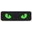 M-Tac Cat Eyes - Glow in The Dark - Morale Patches Tactical Patch Military Combat Hook Fasteners (Black/Green/GID)