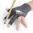 Roaming Breathable Billiard Gloves for Men Left Hand, Elastic Pool Gloves for Shooters Snooker Carom Cue Sport (Gray-Left Hand, Large-X-Large)