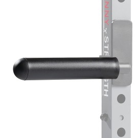 Sunny Health & Fitness Weight Plate Holder Sleeve for 2 Inch Olympic Plates - Accessory for Power Rack, Cage, Smith Machine, Home Gym - Converts 1 Standard Weight Plate Posts to 2- SF-XFA014