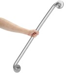 AmazerBath Grab Bar for Bathtubs and Showers - Anti Slip, 36 L x 1.25 D, Stainless Steel, Senior and Handicap Accessible, Holds 500LBS