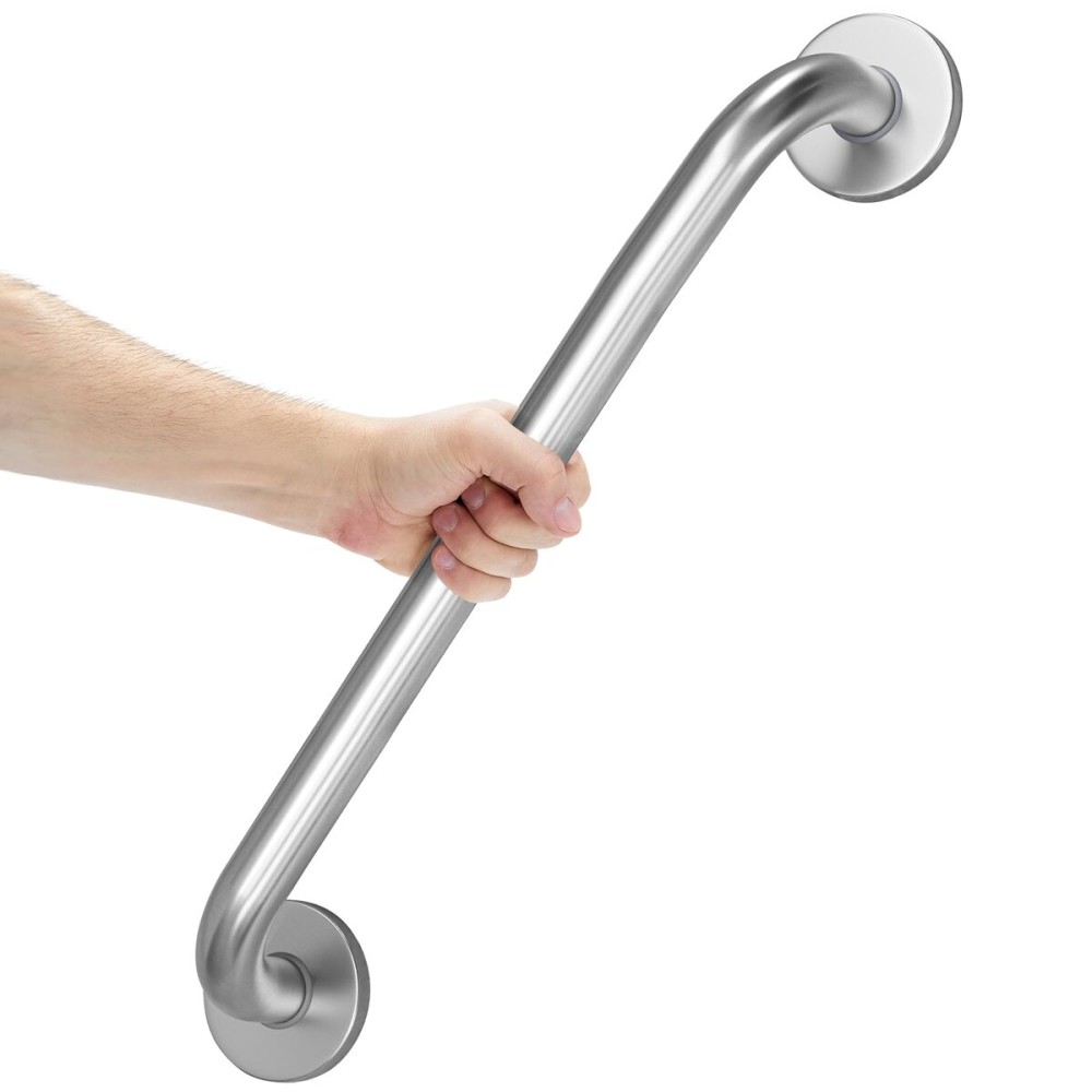 AmazerBath Grab Bars for Bathtubs and Showers Anti Slip, 24 L x 1.25 D, Handicap Grab bar Stainless Steel, Shower Grab Bars for Seniors, Bathtub Handle Grab Bars for Bathroom Holds 500LBS