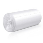 WAIKAS Trash Bags 13 Gallon, 20 Count, Medium Garbage Bags, No Flaps/Ties, 62x75cm,16.8g/pcs, Unscented, White
