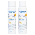 Seaweed Bath Co. Hydrate Body Wash - Citrus Vanilla | Foaming Shower Gel Cleanser with Natural Ingredients | Vegan, Paraben and Sulfate Free | For Women and Men | 12 oz (Pack of 2)