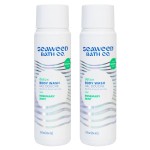 Seaweed Bath Co. Detox Body Wash - Rosemary Mint | Hydrating Foaming Cleanser with Refreshing Natural Ingredients | Vegan, Paraben and Sulfate Free Shower Gel for Women and Men | 12 oz (Pack of 2)