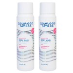 Seaweed Bath Co. Energize Body Wash - Grapefruit Orange | Foaming Shower Gel Cleanser with Natural Ingredients | Vegan, Paraben and Sulfate Free | For Women and Men | 12 oz (Pack of 2)