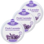 Citrus Magic For Closets Odor Absorbing Solid Air Freshener, Fresh Lavender, 8-Ounce, Pack of 3