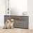 Dog Gate Indoor Pet Gates for Stairs: Dogs Screen Mesh Gate for The House Magic Gate for Kitchen Doorways Hallway Stairways Porch Yard 30 inch Tall, 60 inch Wide