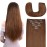 12 Inch Clip-in Hair Extensions Remy Human Hair for Women - Soft Handmade Real Human Hair Clip in Extensions, Straight, Thick, 105g 7pcs Light Brown 6 Color