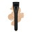 BEAUTYFACTOR Flat Foundation Brush,Korean Makeup Brush Spatula Facial Brush for Liquid Foundation,Premium Face Makeup Brush for Blending Cream (Black)