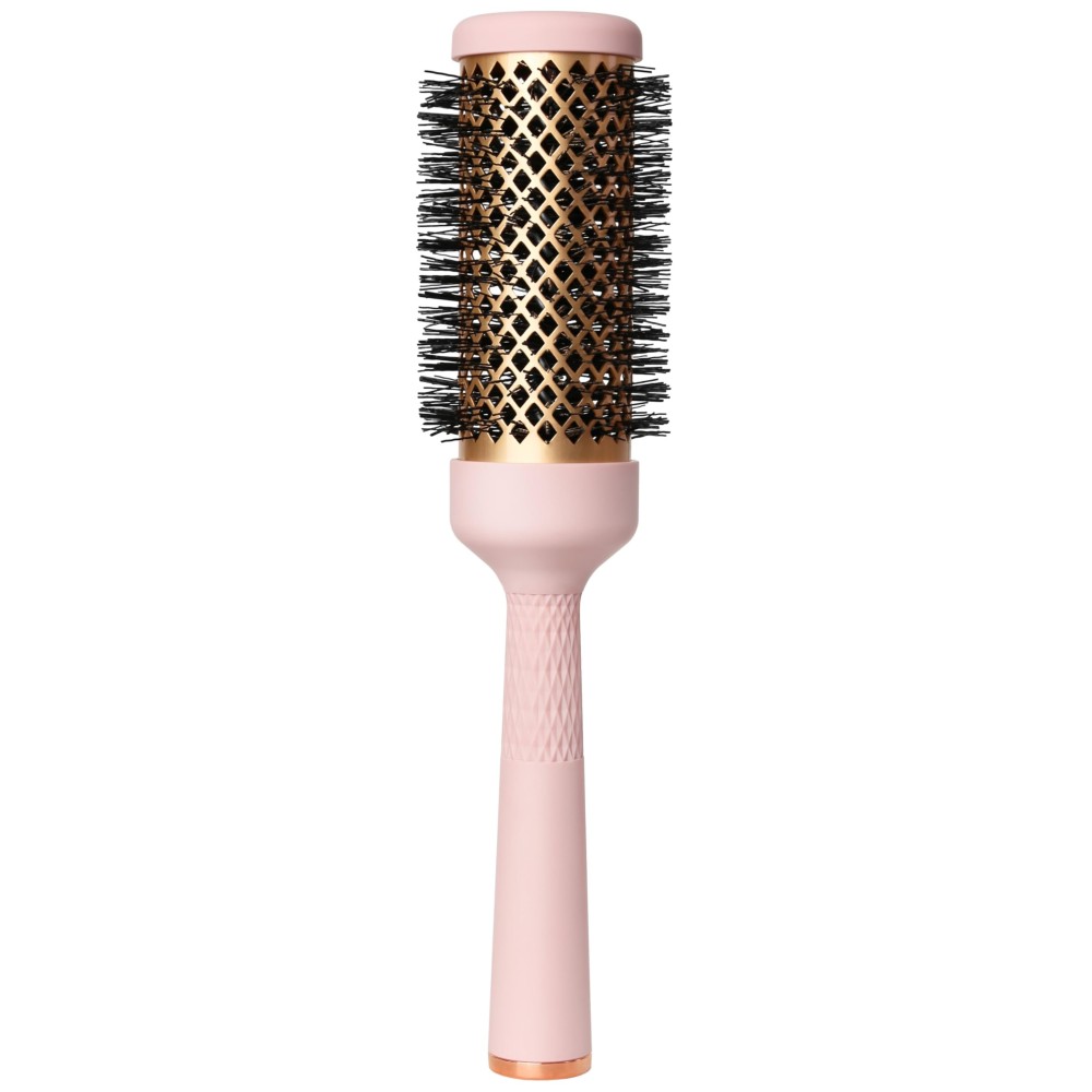 F3 systems, Magic Curling Round Brush (Wavy 1.7 Inch), Non-electronic, Self-Standing Round Quick Styling Brush, Great Blowout, Ceramic Coated/Ionic Thermal Barrel, Blowout Volume, Wave Styler