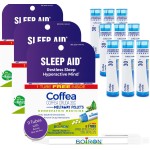 Boiron Coffea Cruda 30C - 9 Blue Tubes - Homeopathic Sleep Aid for Restless Sleep, Racing Thoughts, and Difficulty Sleeping with Blue Pen