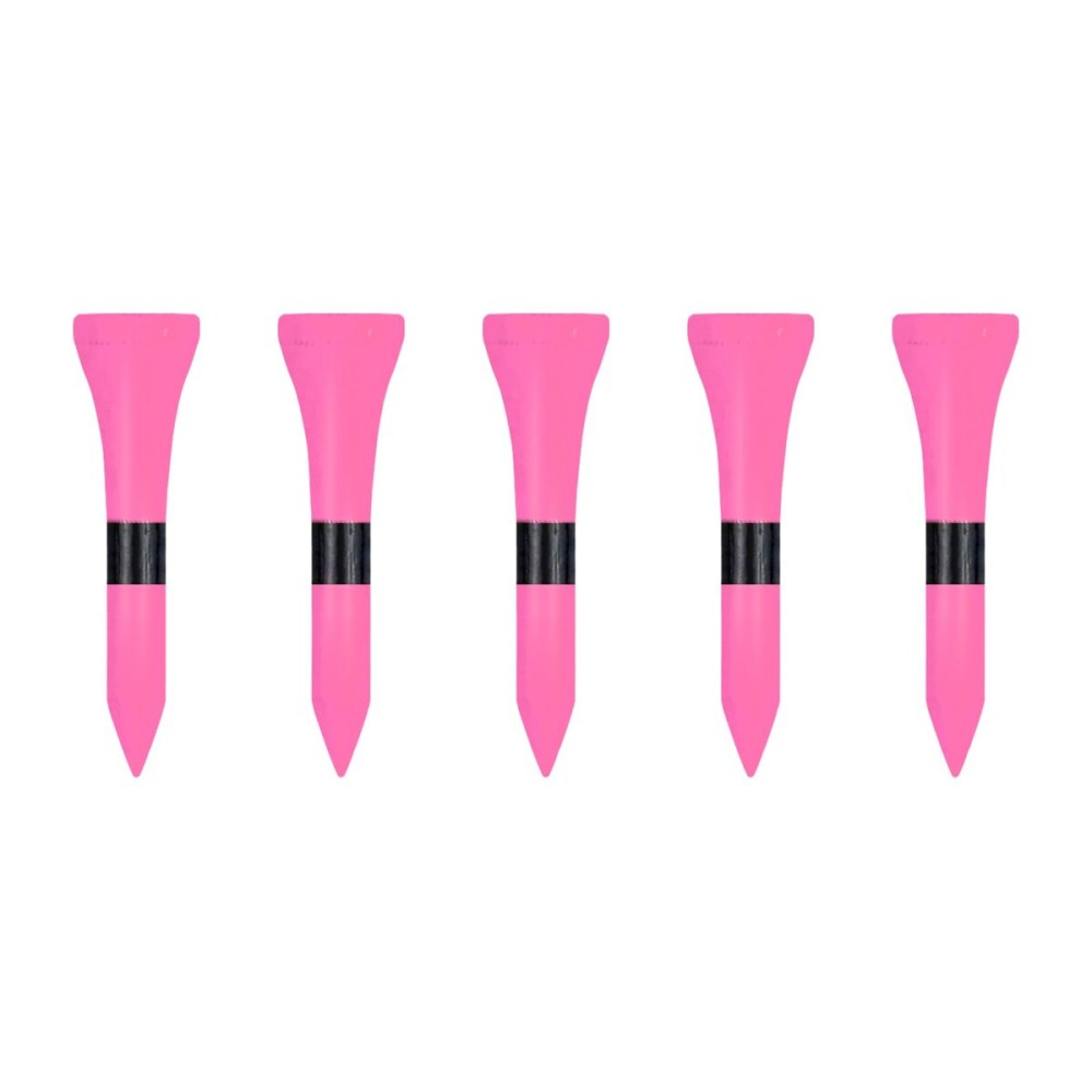 Zivisk Wooden Golf Tees 1-1/2 inch 100 Count, 1.5 Short Golf Wood Bamboo Tees(Pink,38mm)