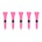 Zivisk Wooden Golf Tees 1-1/2 inch 100 Count, 1.5 Short Golf Wood Bamboo Tees(Pink,38mm)