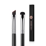 EIGSHOW Angled Eyeliner Brush & Eyeshadow Brush, High-End Precision Gel Liner and Short Smudge Brushes for Cat Eye, Winged Liner (E835&E806)