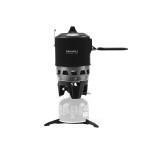Fire-Maple Fixed Star 3 Personal Cooking System | Pot/Jet Burner Stove System with Electric Ignition | Ideal for Hiking, Camping, Backpacking, Fishing, Hunting Trips and Emergency Use, Black