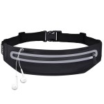 Running Belt Fanny Pack, Running Waist Pack for Women & Men USA Patented Hands-Free Reflective Runner Pouch Belt Fitness Workout Bag No-Bounce Adjustable Sport Travel Fanny Pack Cell