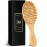 GAINWELL Hair Brush for Hair Growth, Bamboo Bristles Detangling Wooden Paddle Hair Brush for Massaging Scalp, All Hair Types Women Men Kids, Ergonomic Handle, Pointed Bristle