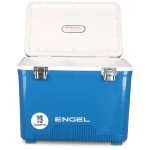 Engel UC19 19qt Leak-Proof, Air Tight, Drybox Cooler and Small Hard Shell Lunchbox for Men and Women in Elemental Blue