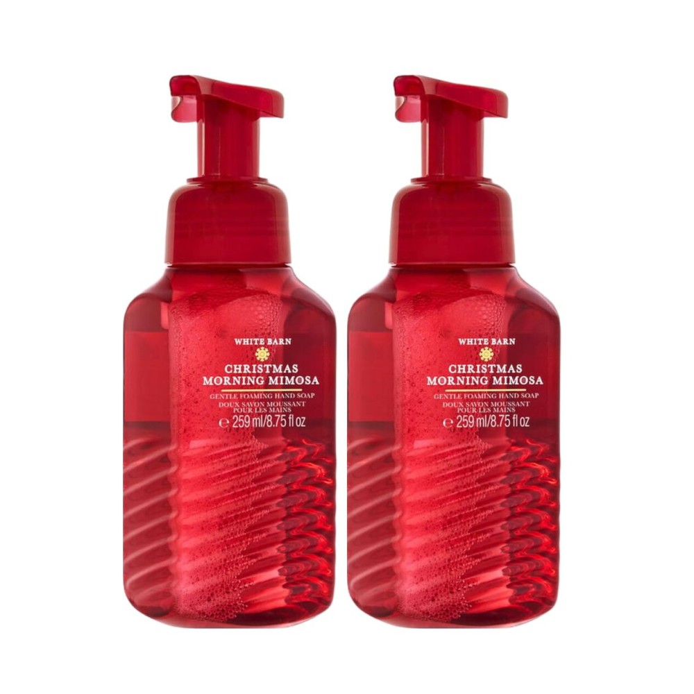 Bath and Body Works Christmas Morning Mimosa Gentle Foaming Hand Soap 8.75 Ounce 2-Pack (Christmas Morning Mimosa)