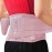 Sparthos Back Brace for Lower Back Pain - Immediate Relief from Sciatica, Herniated Disc - Lumbar Support Pad - For Home & Lifting At Work - For Men & Women - Fits 44-52 Waist (Pink-L, Check Sizing)