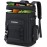 Hulongo Leakproof Insulated Cooler Backpack for Men & Women, Waterproof Backpack Cooler for Beach, Outdoor, Double Deck Cooler Backpack, Leak Proof, Black