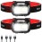 Blukar LED Headlamp Rechargeable,2000L Super Bright Headlight with Motion Sensor -Dimmable Brightness,8 Modes,Spotlight&Floodlight&Red Light Combination,IPX5 Waterproof for Hiking,Camping - 2 Pack