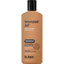 b.tan Sun Tanning Lotion | Tan Accelerator - Best Tinted Browning Cream, Brown Intensifier Bronzing Lotion, No SPF, Packed with DHA Boosters, Mango Butter & Peptides, Austrailian Brand, 8.45 Fl Oz
