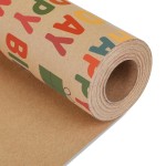 NESCCI Birthday Wrapping Paper,Gift Wrapping Paper Roll,Kraft Wrapping Paper-17 inch X 32.8 Feet Per roll,Colorful Happy Birthday Pattern For Boys Girls, Perfect For Birthdays Party, Baby Shower