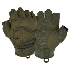Seibertron Patented S.O.L.A.G 2.0 Half Finger Gloves - Versatile Gloves for Climbing and Riding, Designed for Comfort and Protection Army Green XL