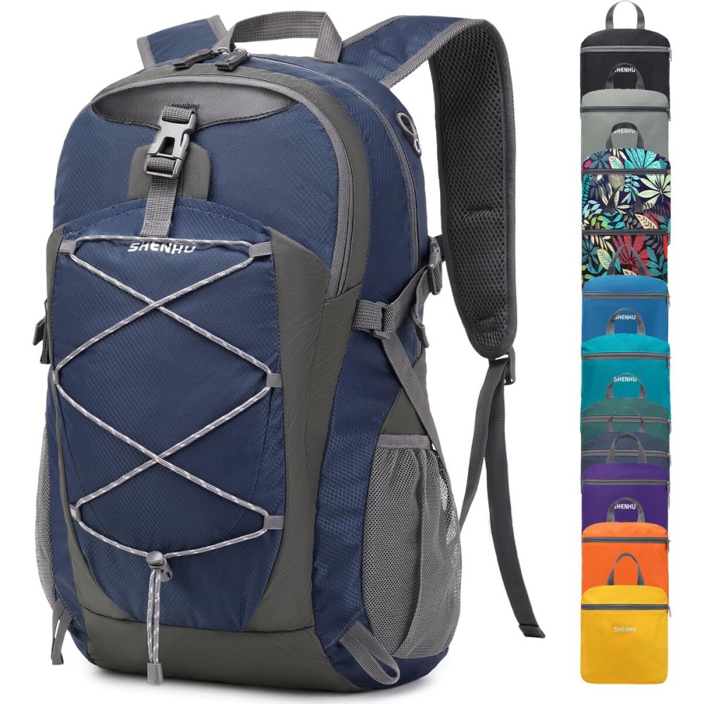 SHENHU 40L Hiking Backpack Lightweight Daypack Waterproof Travel Camping Backpack for Men Women Sport Packable