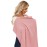 PPOGOO Muslin Nursing Cover for Baby Breastfeeding, Breathable Privacy Nursing Covers for Mom 100% Cotton Breastfeeding Cover with Rigid Hoop for Mother Nursing Apron (Rose Pink)