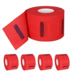 Stretchy Barber Paper Neck Strips - 5 Rolls & 500 Disposable Bands, Professional Hairdressing Accessory Tool