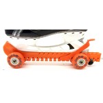 Rollergard Hockey Ice Skate Guards, One Size Fits Most, Neon Orange