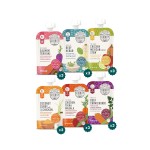 Serenity Kids 7+ Months World Explorers Baby Food Pouches - 3.5 oz, Pack of 18-40% DV Protein 5g Baby Protein Pouches - BPA-Free- Organic Veggies - Variety Pack
