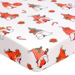 UOMNY Crib Sheet Christmas Fitted Crib Sheets Baby Sheet for Standard Crib and Toddler Mattresses Nursery Bedding Sheet Crib Mattress Sheets for Boys and Girls 1 Pack Space Toddler Sheet