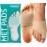 Brison Podiatrist-Designed Metatarsal Pads for Women & Men - Ball of Foot Cushions for Pain Relief Gel Sleeves Metatarsalgia Mortons Neuroma Calluses - 2 Pairs (Beige, Small) W 2-3