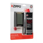 Zippo All-in-One Kit with Green Matte Windproof Lighter