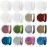 Artdone 16Jars Chrome Nail Powder Magic White Pearl Kit Mirror Effect Silver Metallic Holographic Dip Nail Powder for Resin Craft & Nail Art Fimo, Decoration Iridescent Aurora Mermaid Pigment