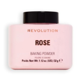 Revolution Beauty London, Loose Baking Powder, Makeup Setting Powder, Long-Lasting Coverage, Mattifies & Reduces Shine, Rose, 1.12 oz