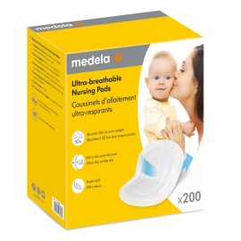 Medela Ultra-Breathable Nursing Pads, Highly Absor..