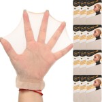 BEEOS Nude SKINLIKE HD Wig Cap, 24 Pieces Invisible and Sheer Breathable Ultra-thin Stretchy Stocking Caps for Lace Front Wigs, Bald Cap for Women