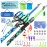 WIDDEN 2 Pack Kids Fishing Pole, Portable Telescopic Kids Fishing Poles Set for Boys and Girls, Fishing Rod and Reel Combo Kit with Tackle Box, and Fishing Net, Best Fishing Pole for Toddler Youth