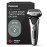 Panasonic ARC5 Electric Razor for Men with Pop-up Trimmer, Wet Dry 5-Blade Electric Shaver with Intelligent Shave Sensor and 16D Flexible Pivoting Head - ES-ALV6HS (Silver)