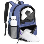 YOREPEK Soccer Backpack, Lightweight Soccer Bag with Ball Holder for Mens Womens, Water resistant Sport Equipment Bags Fit Basketball Volleyball Football Accessories to Match Training