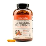NatureWise Curcumin Turmeric 2250mg - 95% Curcuminoids & BioPerine Black Pepper Extract for Advanced Absorption - Daily Joint and Immune Health Support - Vegan, Non-GMO, 360 Count[120-Day Supply]