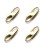 Zpsolution Zipper Clips Anti Theft - Securing Pulls Closed - Zipper Locks Anti Theft (4 Gold)