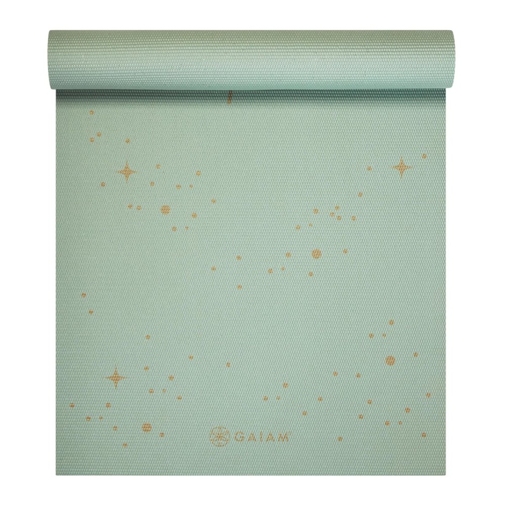 Gaiam Yoga Mat - Premium 6mm Print Extra Thick Non Slip Exercise & Fitness Mat for All Types of Yoga, Pilates & Floor Workouts (68L x 24W x 6mm Thick)